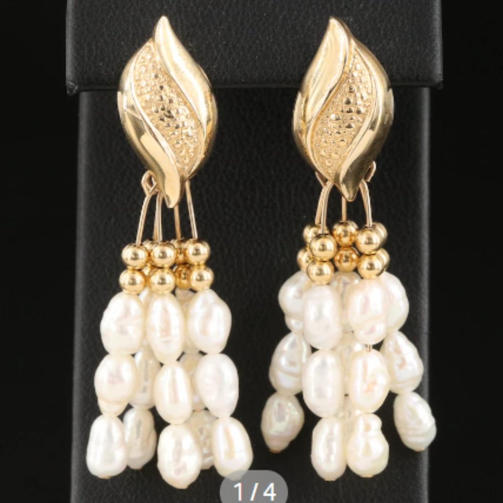 14K Pearl Earrings